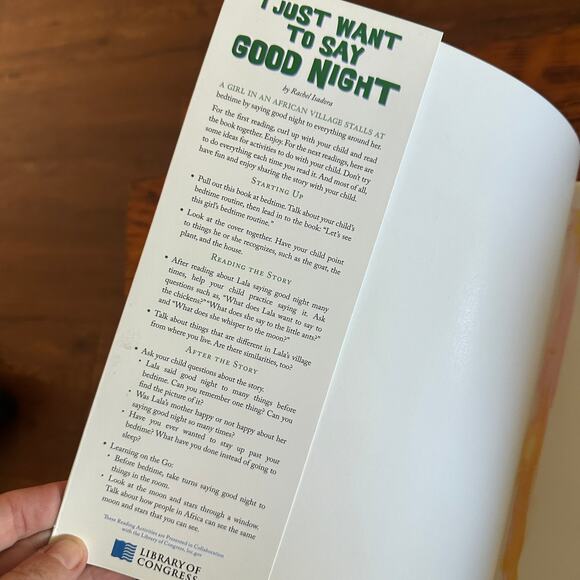 I Just Want To Say Goodnight African Village Paperback Book - Picture 2 of 11